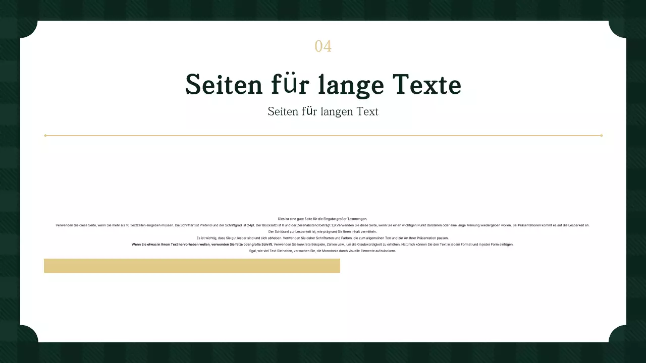 Khaki Einfache Präsentation Erklärt