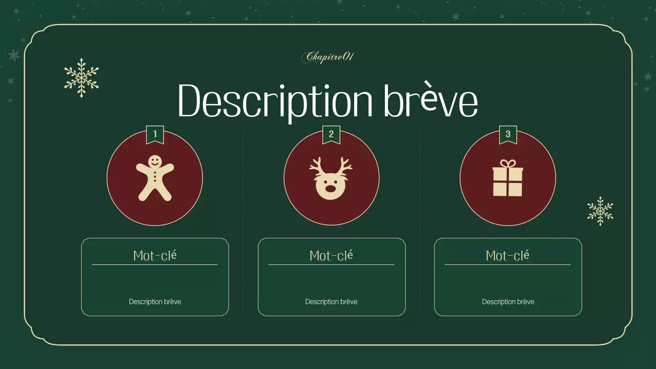 Un luxueux agenda de Noël en vert
