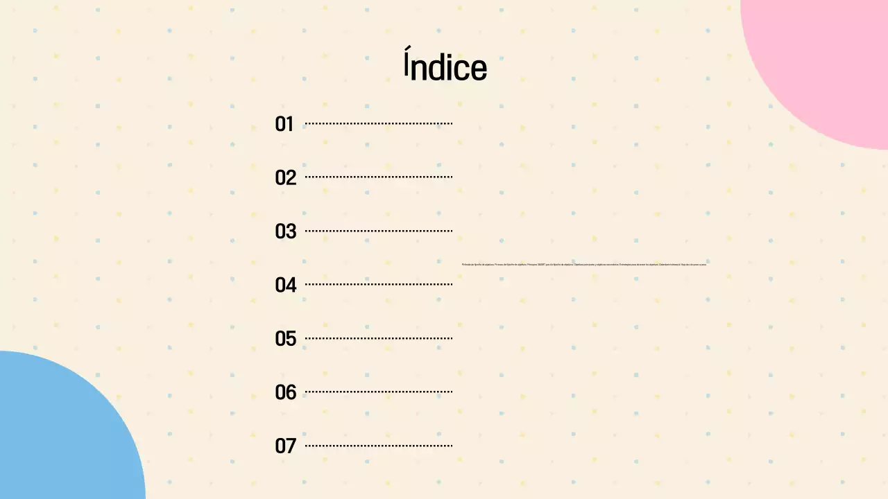 Beige Neat Guía para fijar objetivos