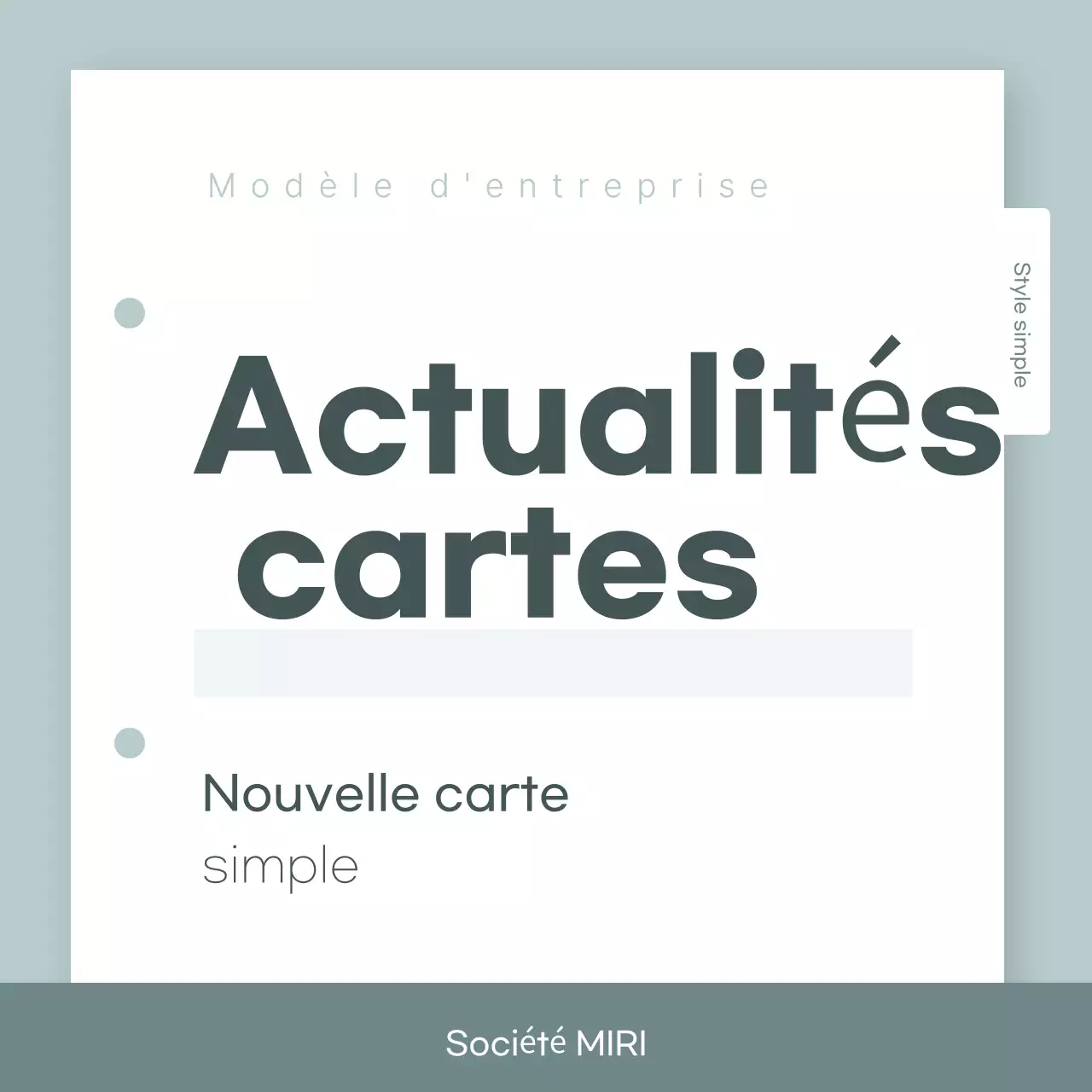 Mint Simple Template Ads