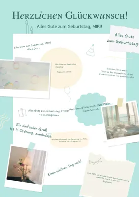 Minzige Happy Birthday Karte