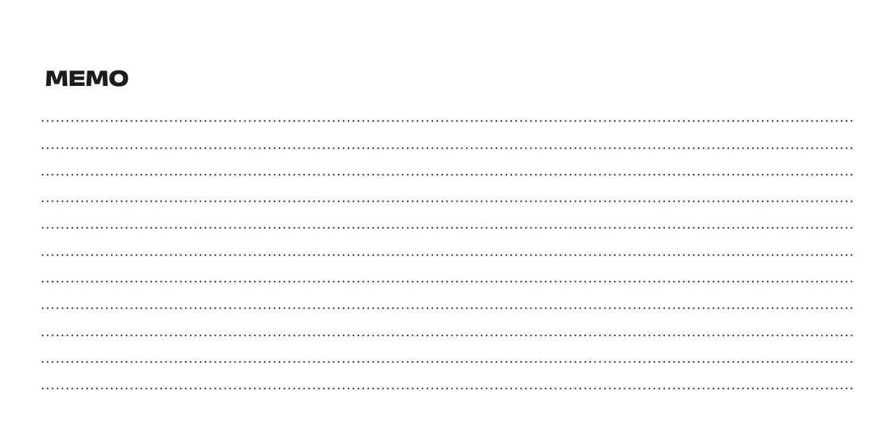 黒と白のモダンな2025年カレンダー