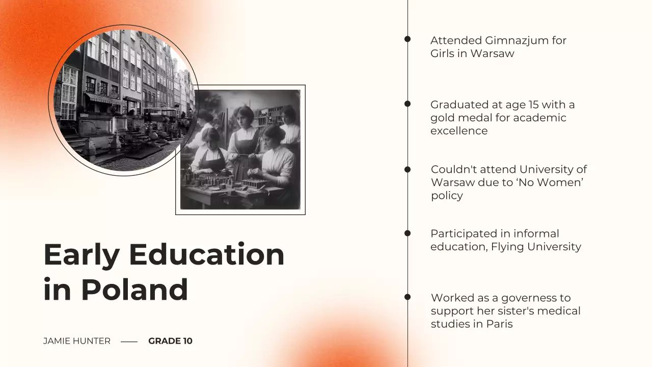 Presentasi Ceramah Ilmuwan Klasik Orange