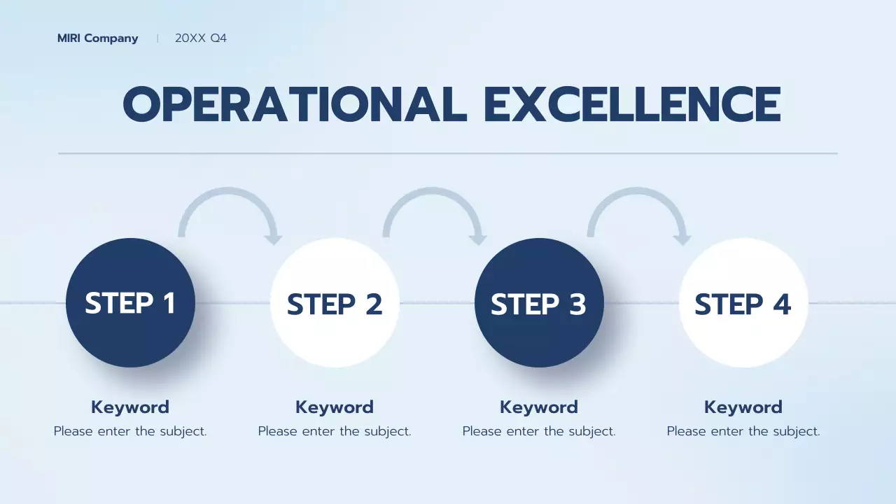 Blue Professional Business Report Presentation