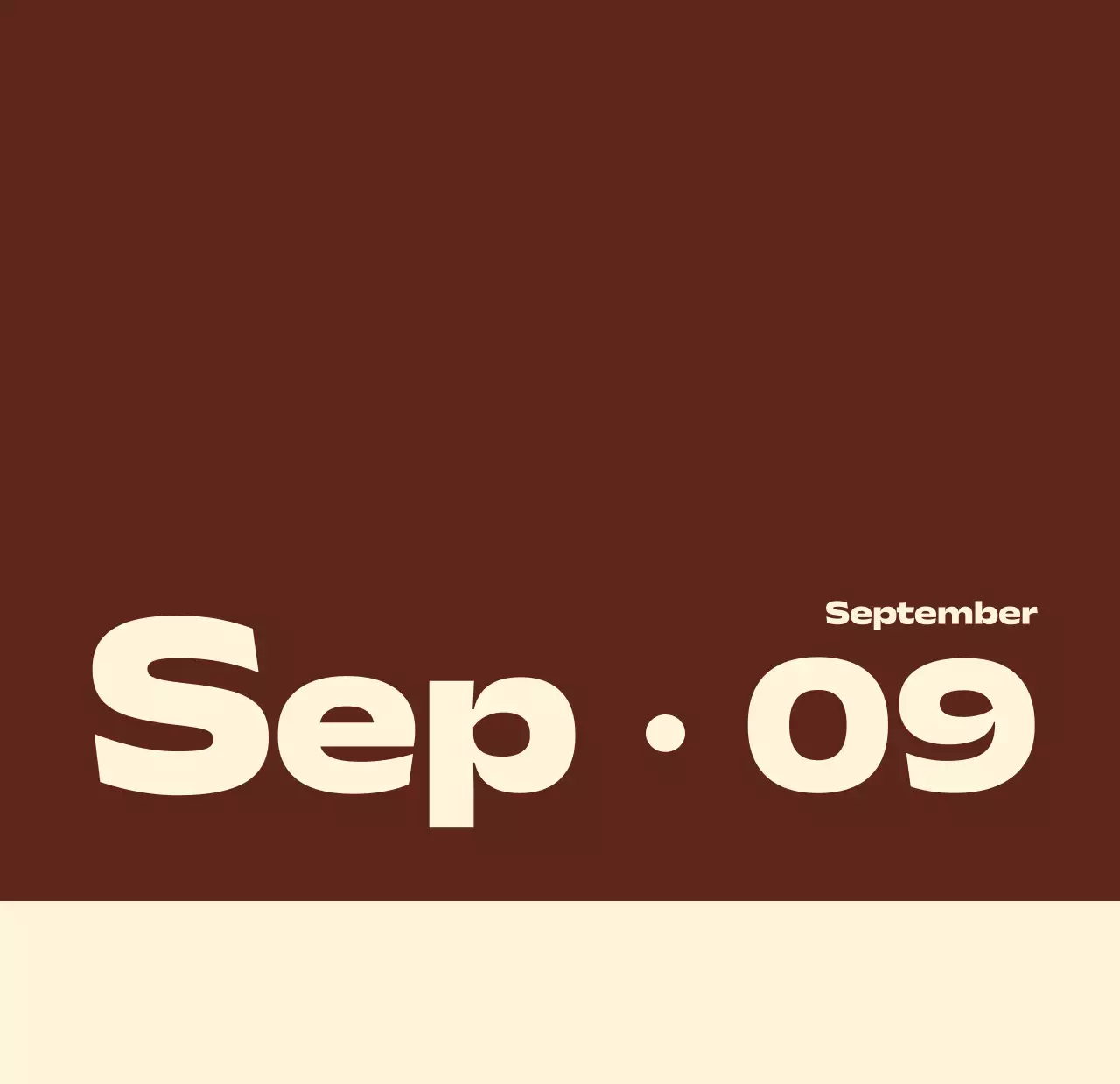 黒と白のモダンな2025年カレンダー