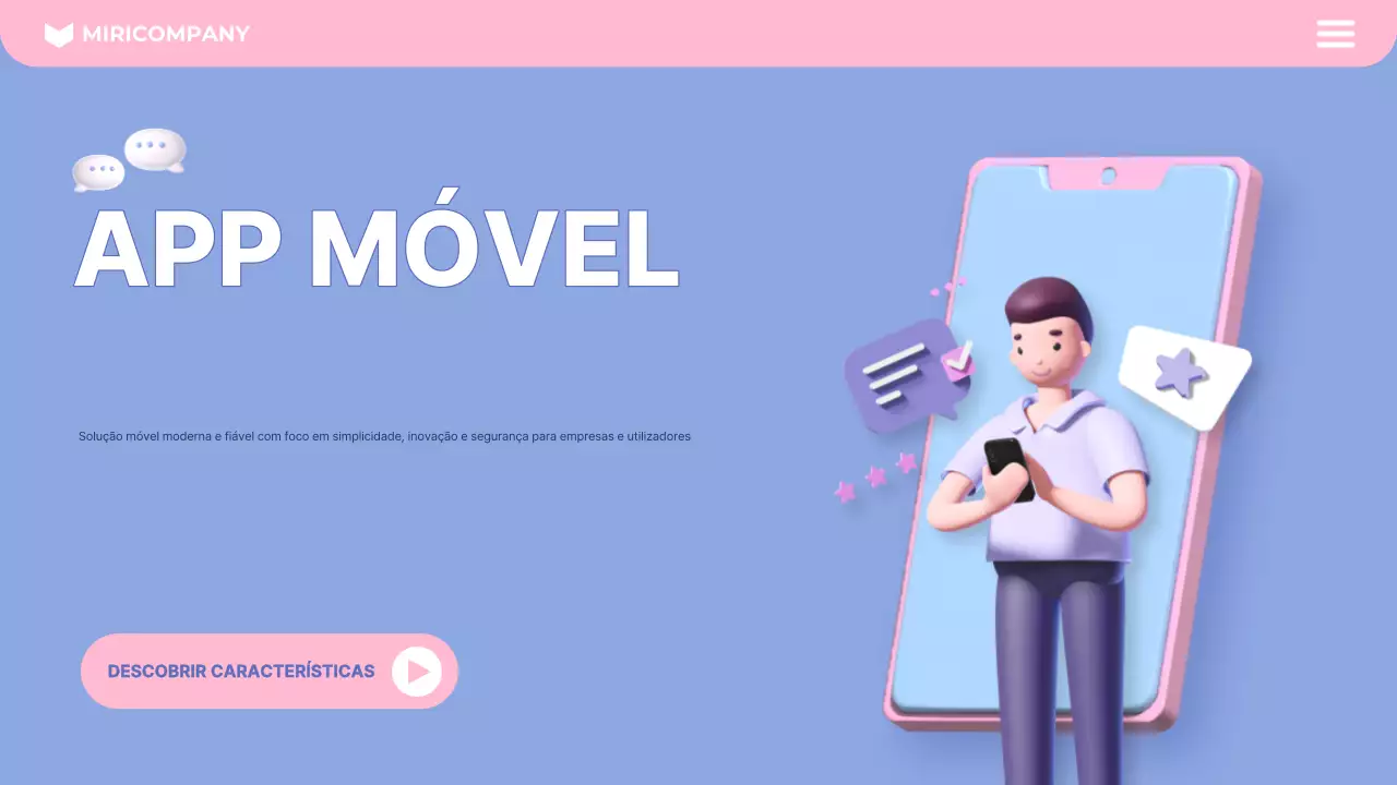 promoção móvel moderna cor-de-rosa