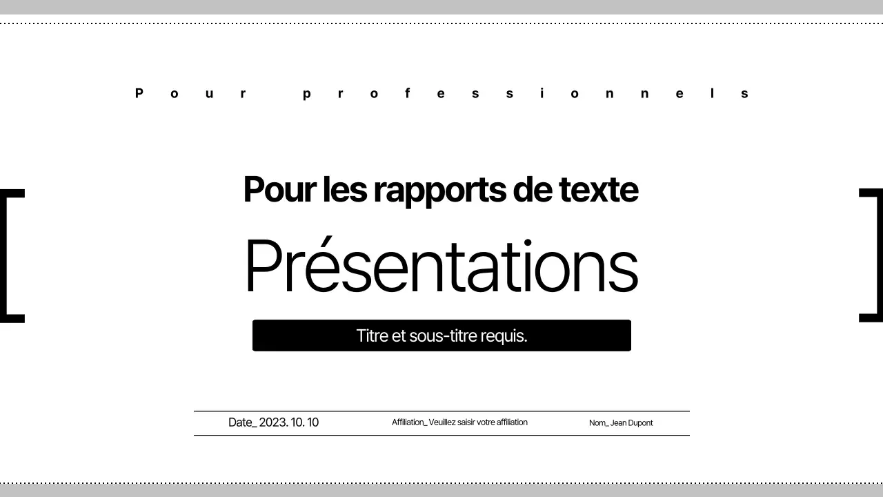 Rapport sur le travailleur de base noir