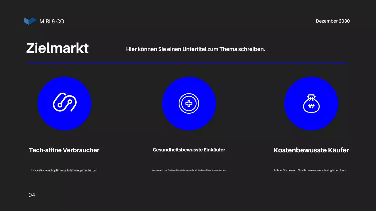 Blue Modern Business Plan