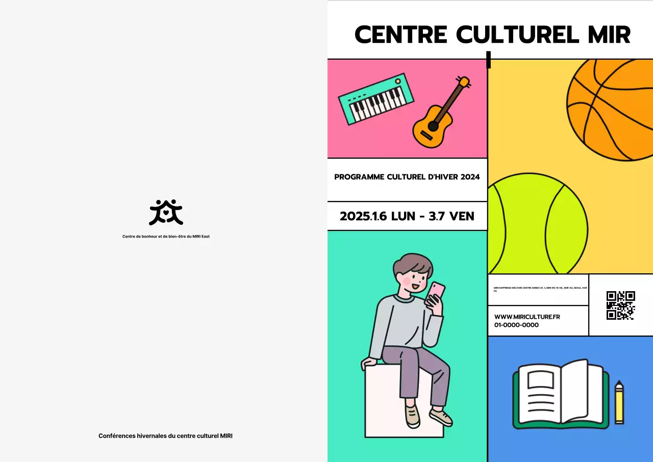 Promouvoir les programmes des centres de culture pop à l'aide d'illustrations variées