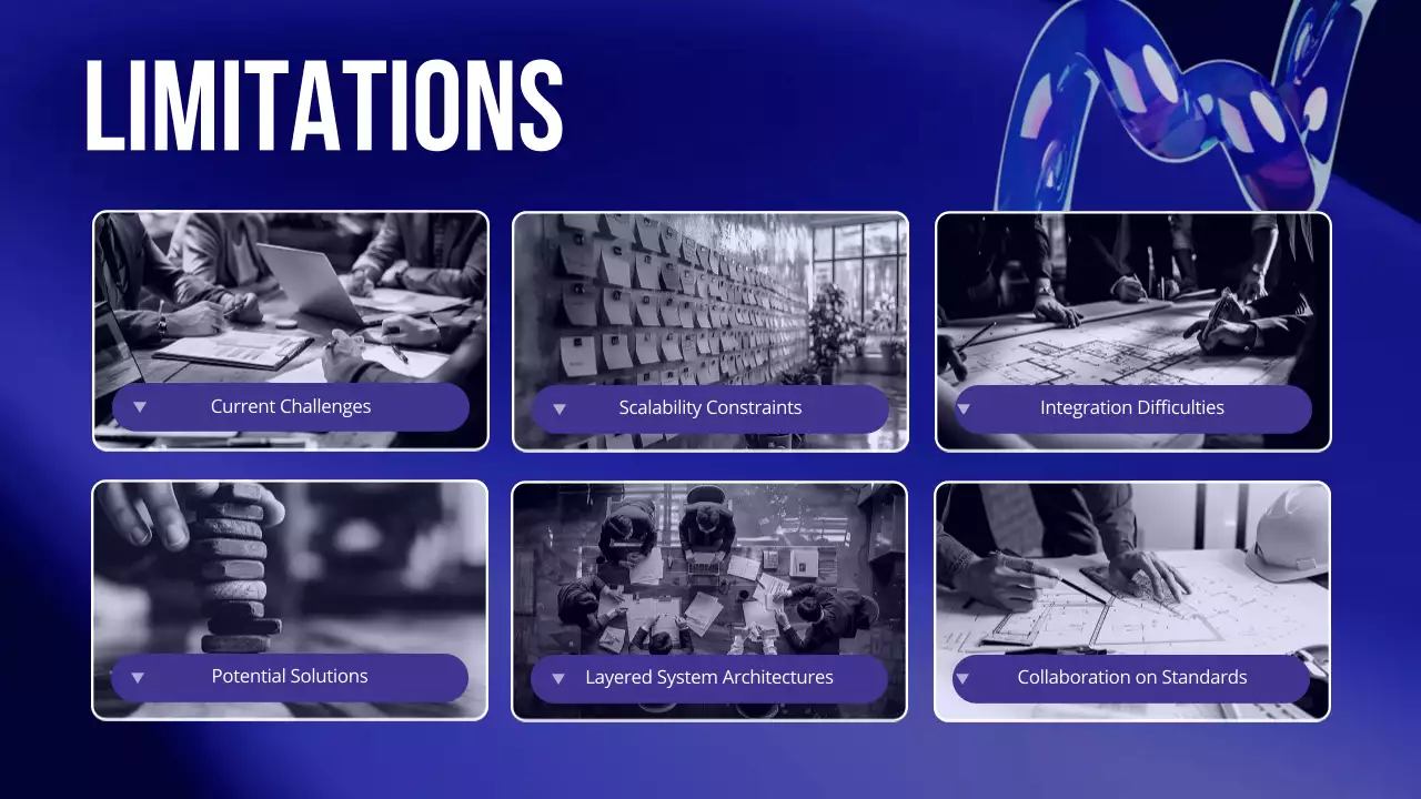 블루 모던 비즈니스 컨퍼런스 프레젠테이션