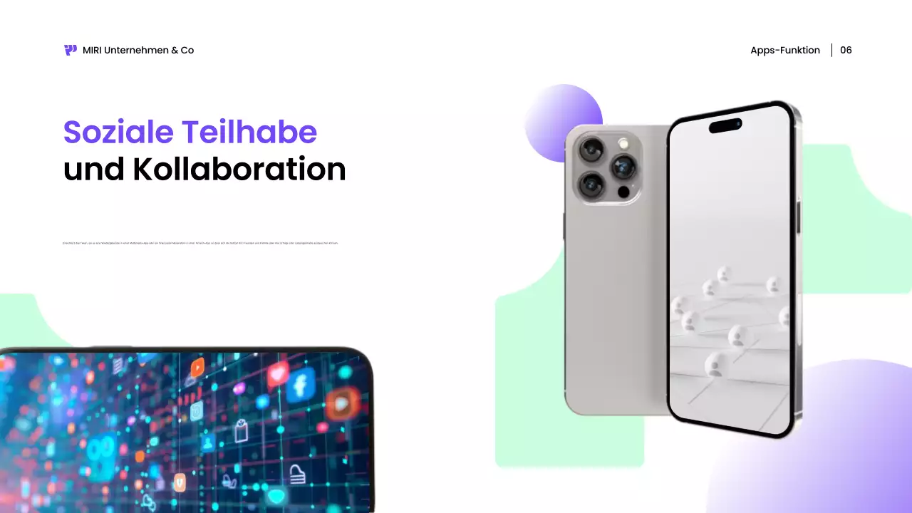 grüne moderne Multimedia-Förderung