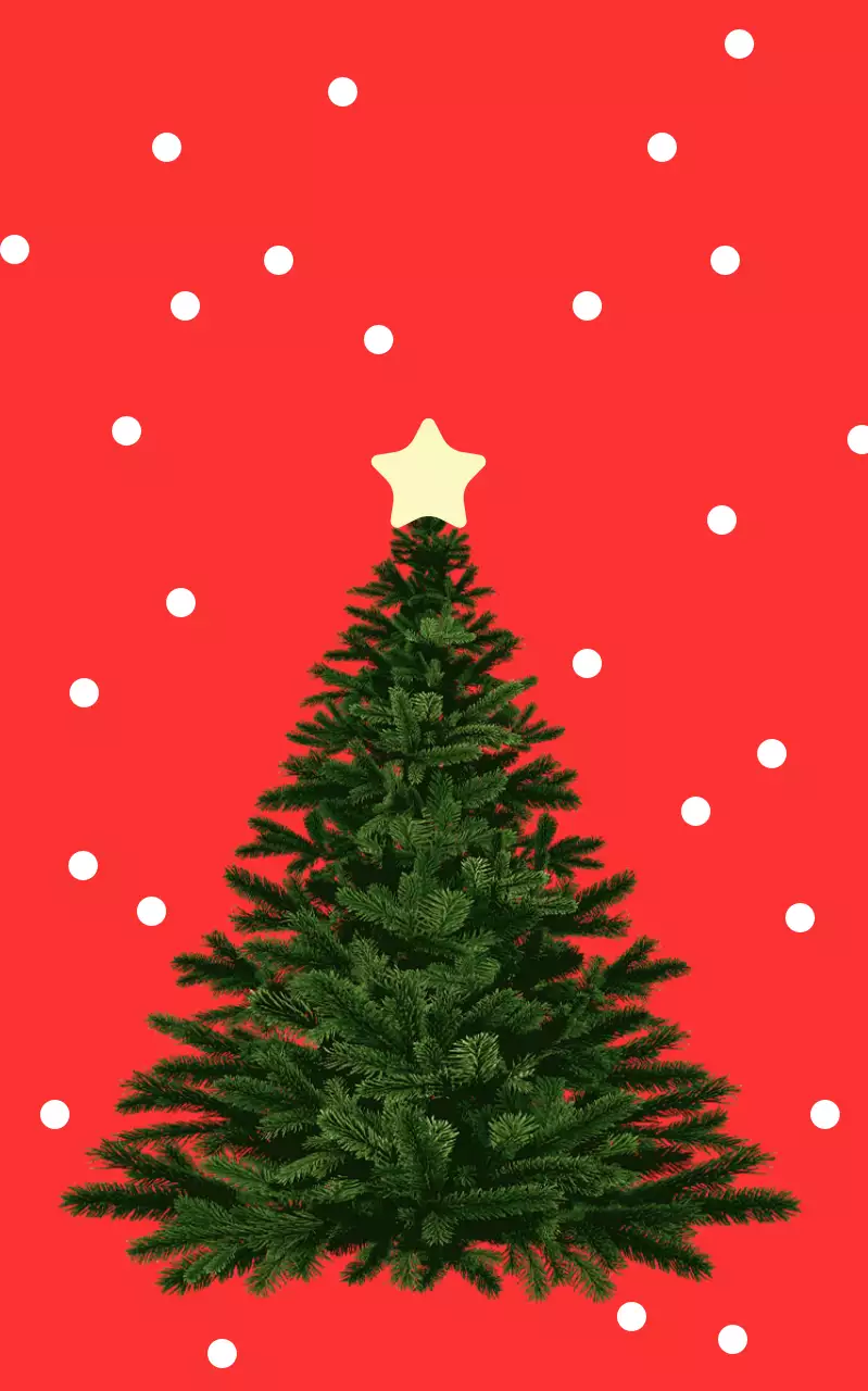Red Simple Christmas Stickers