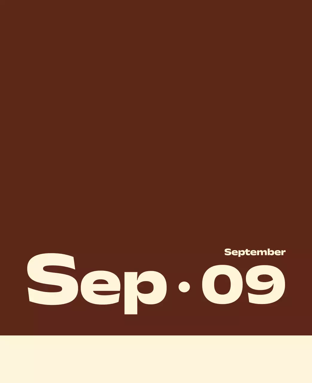 黒と白のモダンな2025年カレンダー