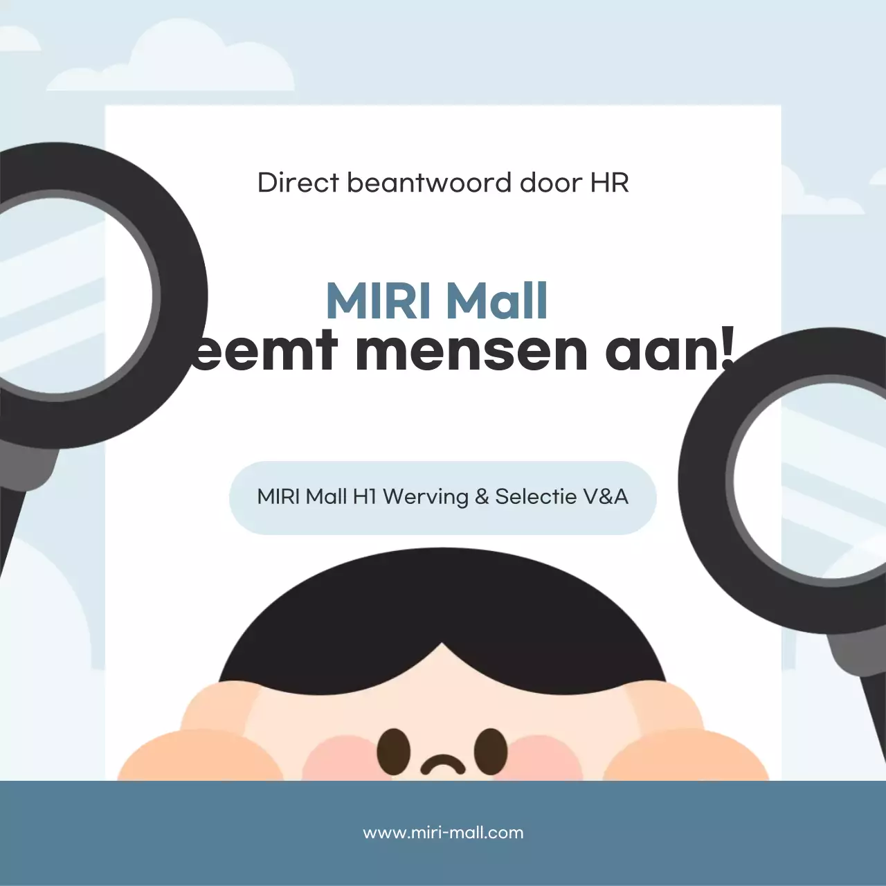 Lichtblauwe schone werving