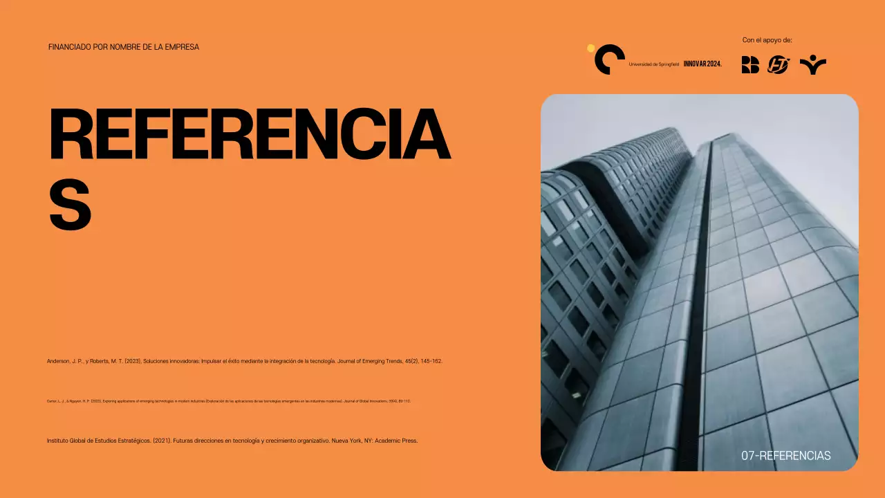 Anuncio de la Conferencia Orange Modern