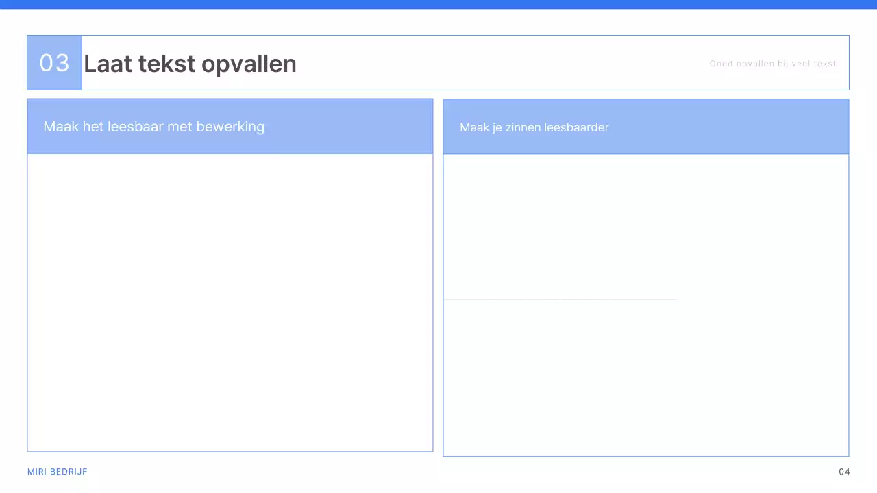 Blue Simple Zakelijke documentatie