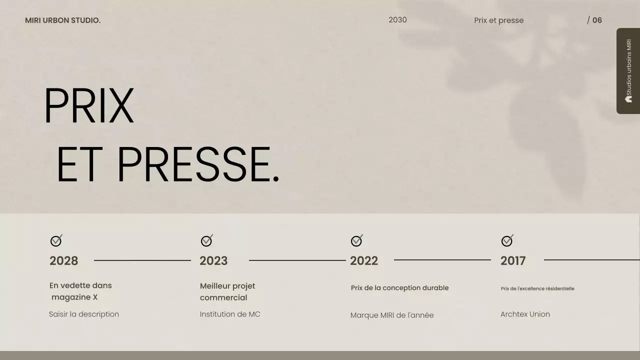 portefeuille d'architecture moderne grise