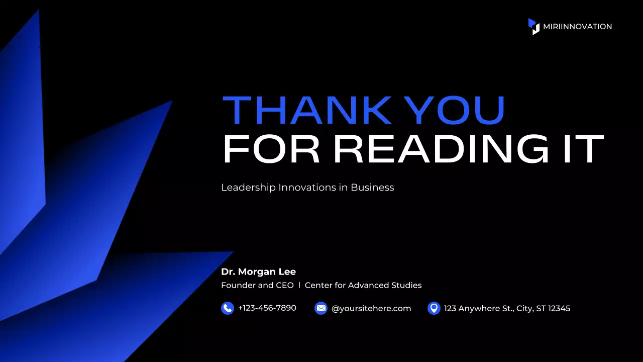 블랙 모던 비즈니스 프레젠테이션