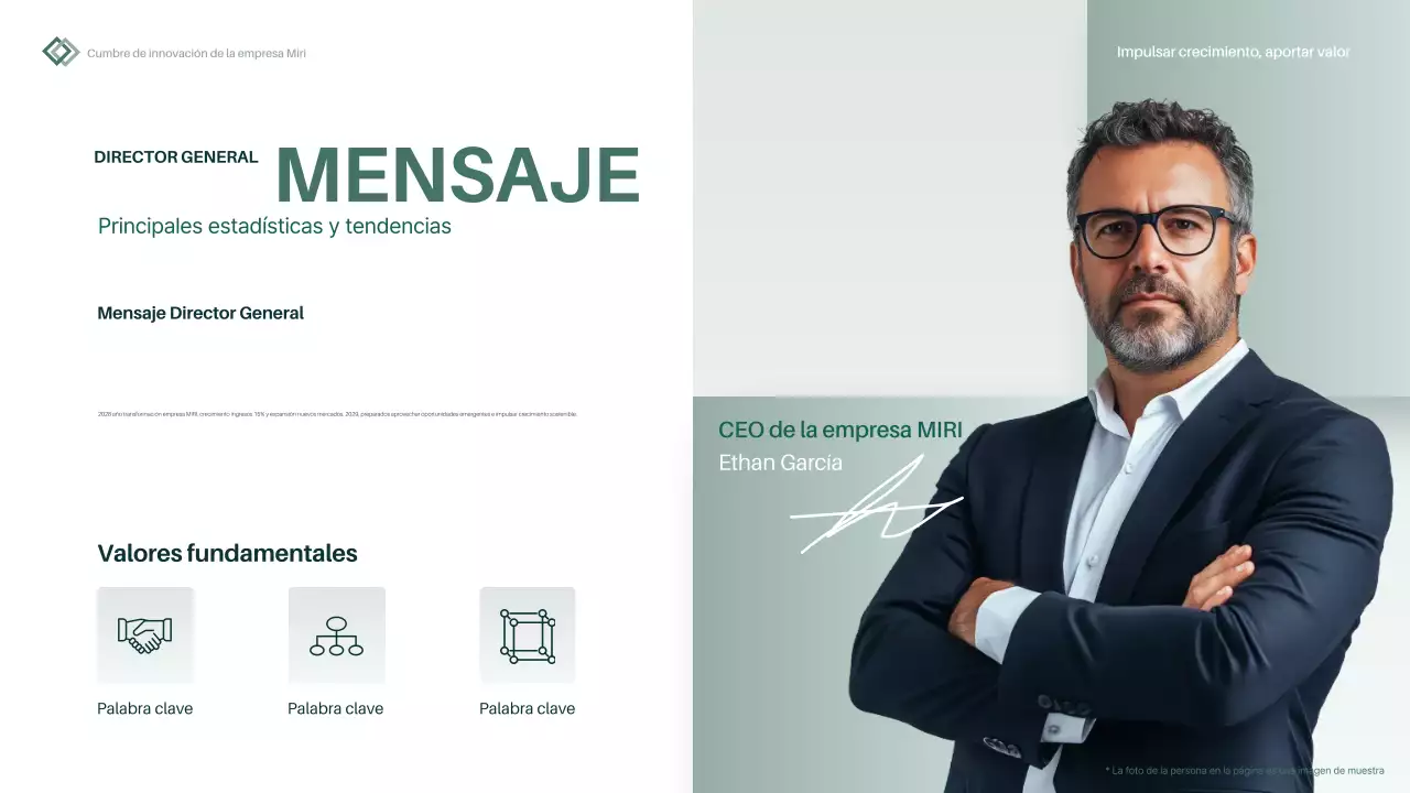 informe anual green minimal plan de empresa