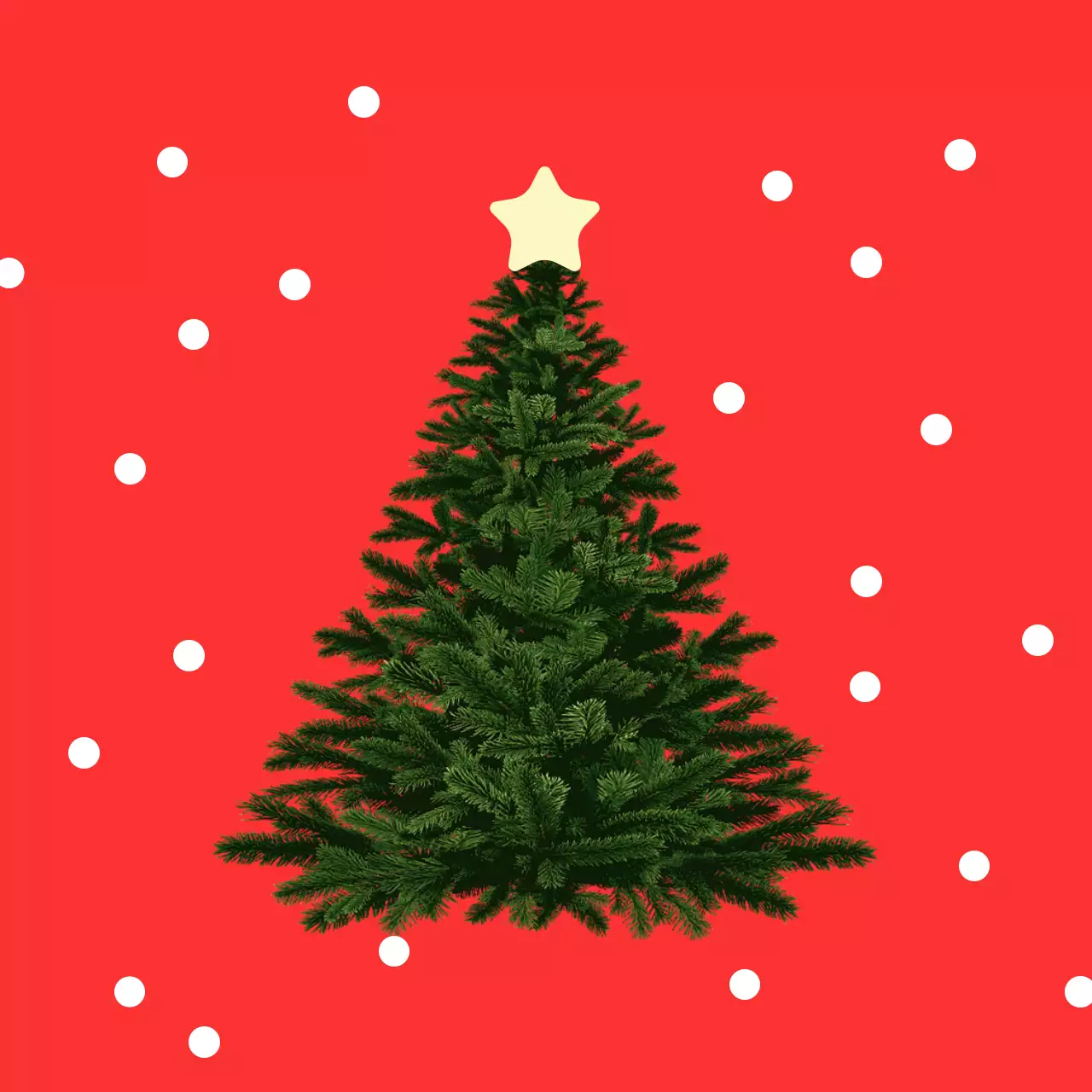 Rode eenvoudige kerststickers