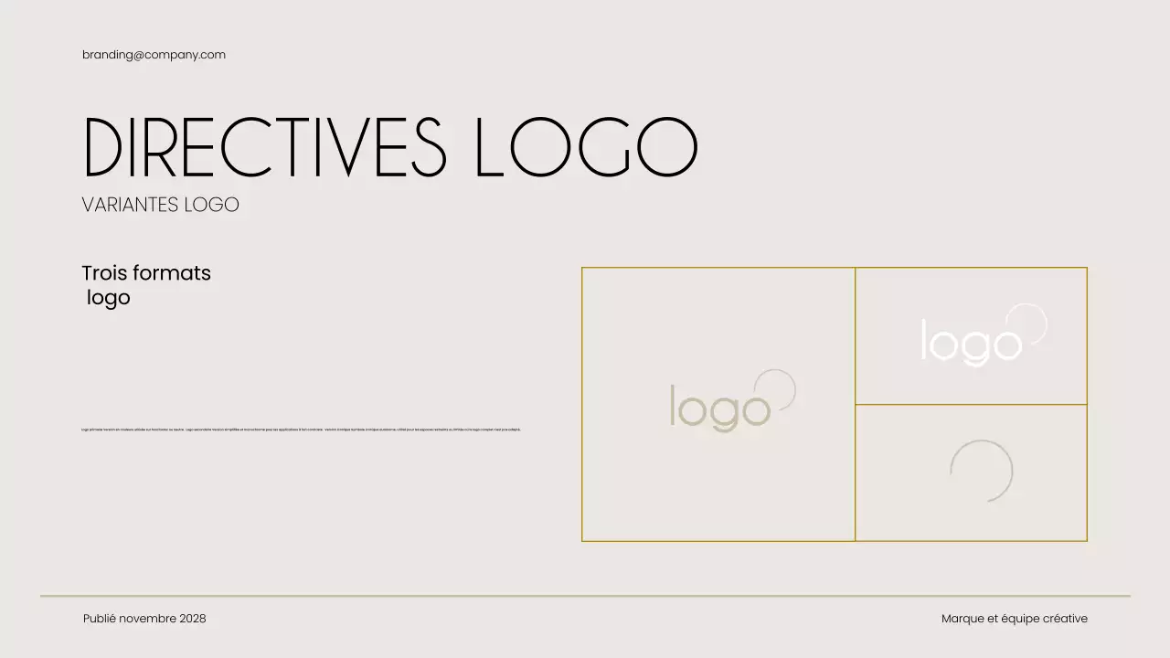 guide de la marque beige modern