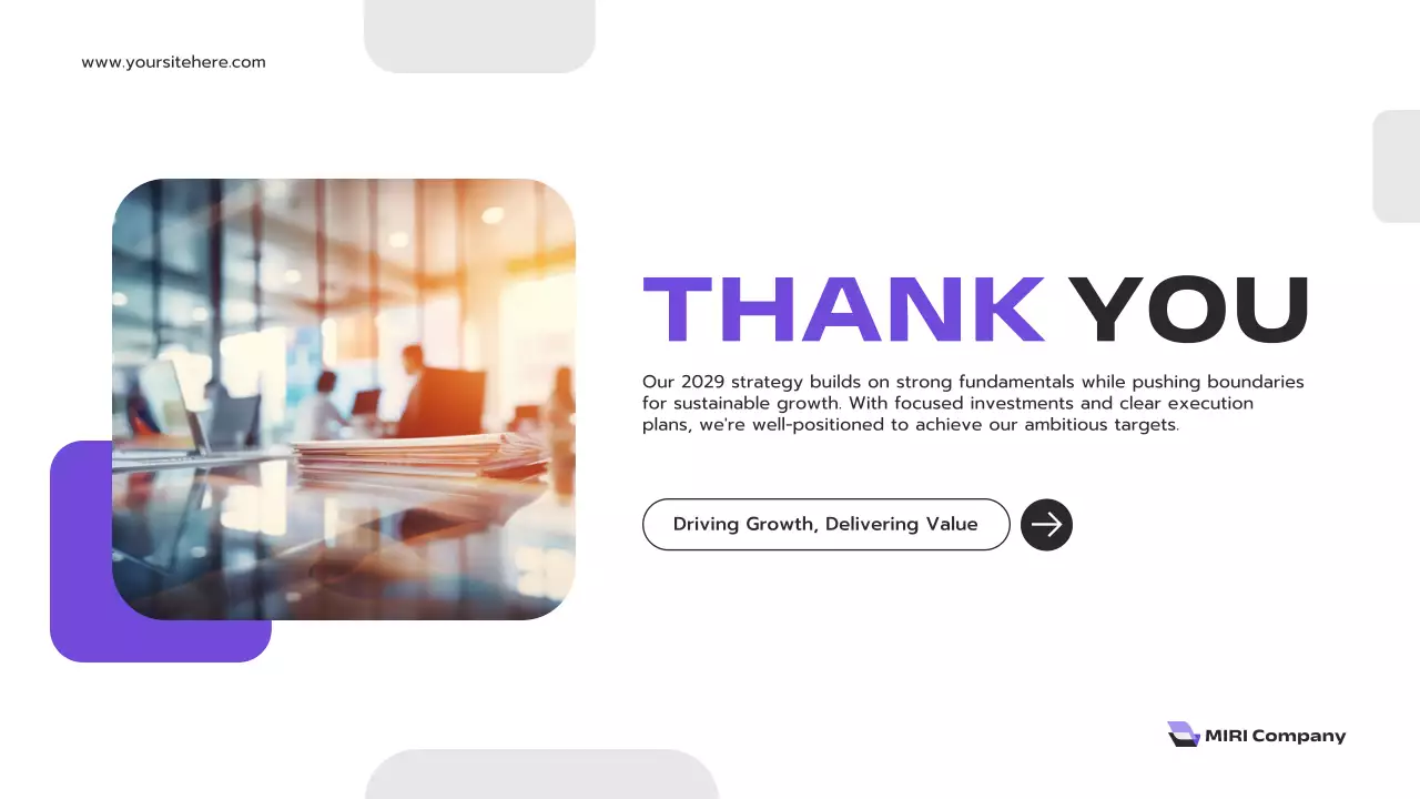 Purple Modern Business Report Presentation