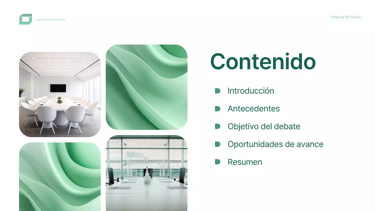 diseño moderno y ecológico para conferencias