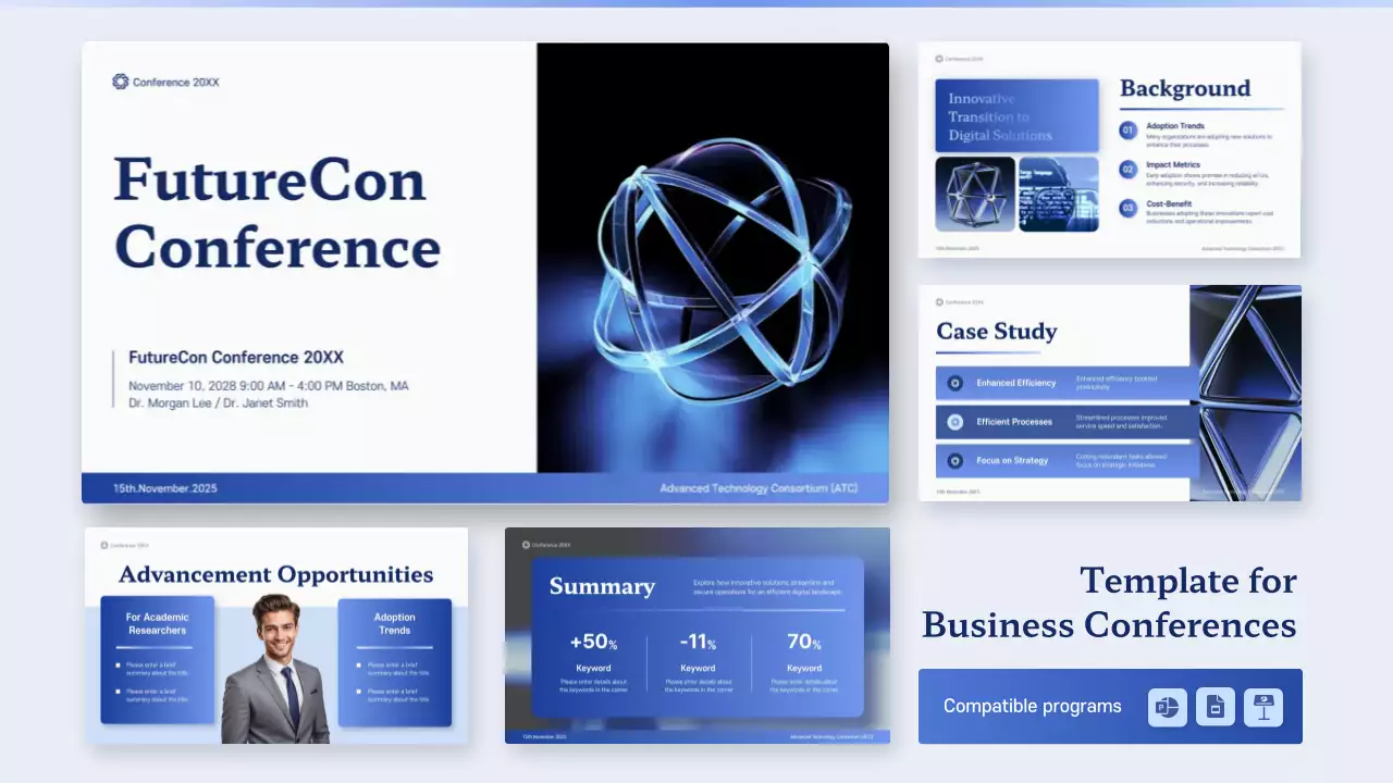 Blue Modern Business Presentation