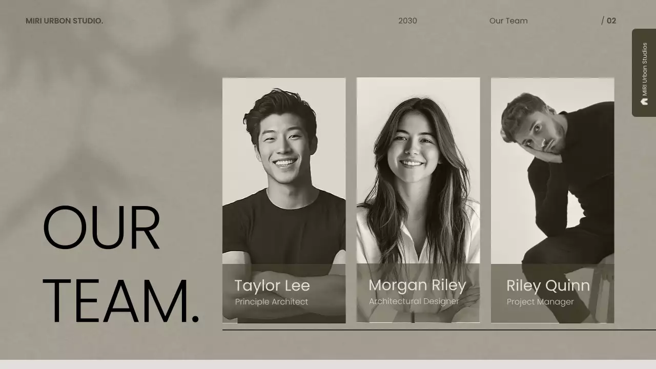 Beige Modern Architecture Portfolio Presentation