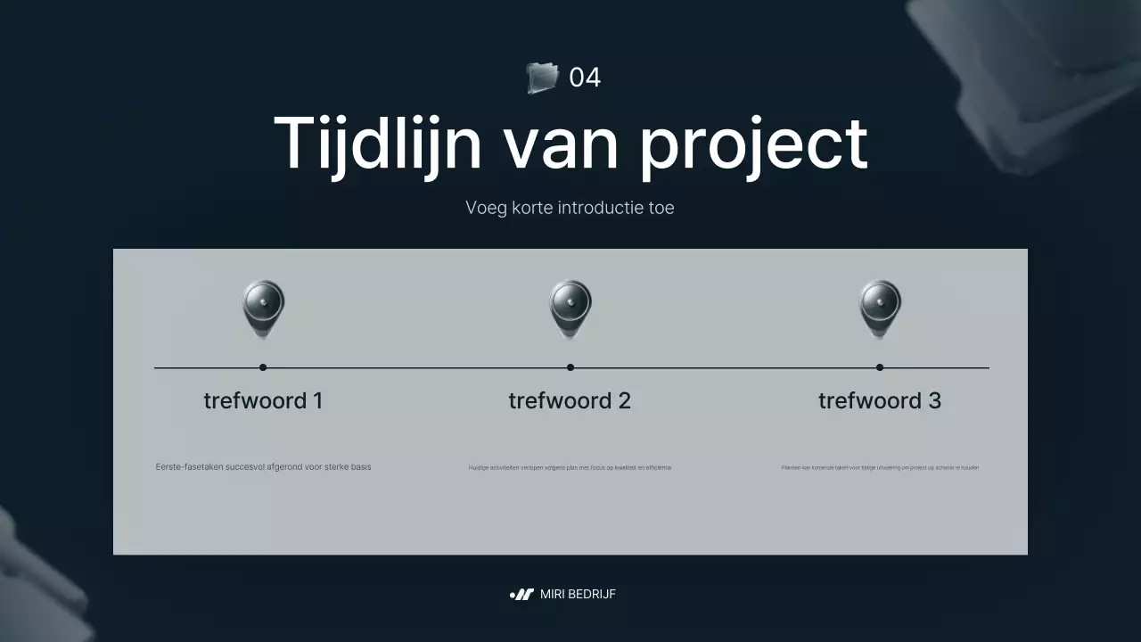 grijs modern bedrijfsrapport