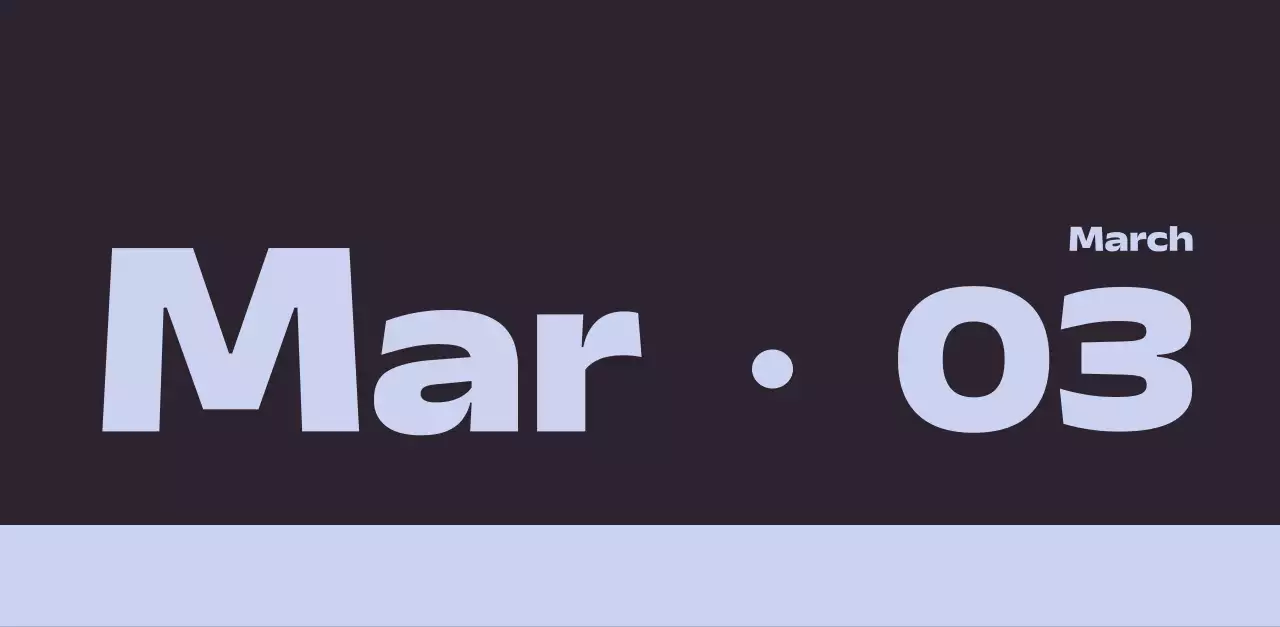 黒と白のモダンな2025年カレンダー