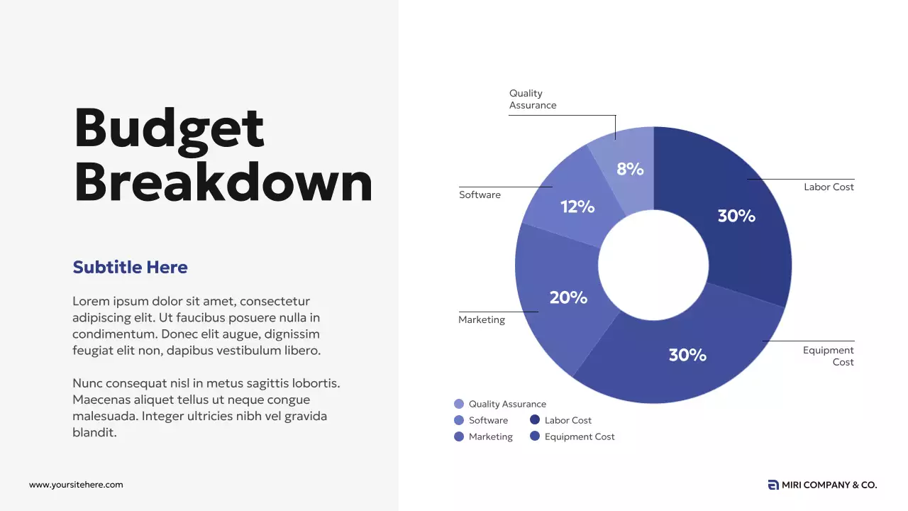 Apresentação do documento do projeto profissional azul