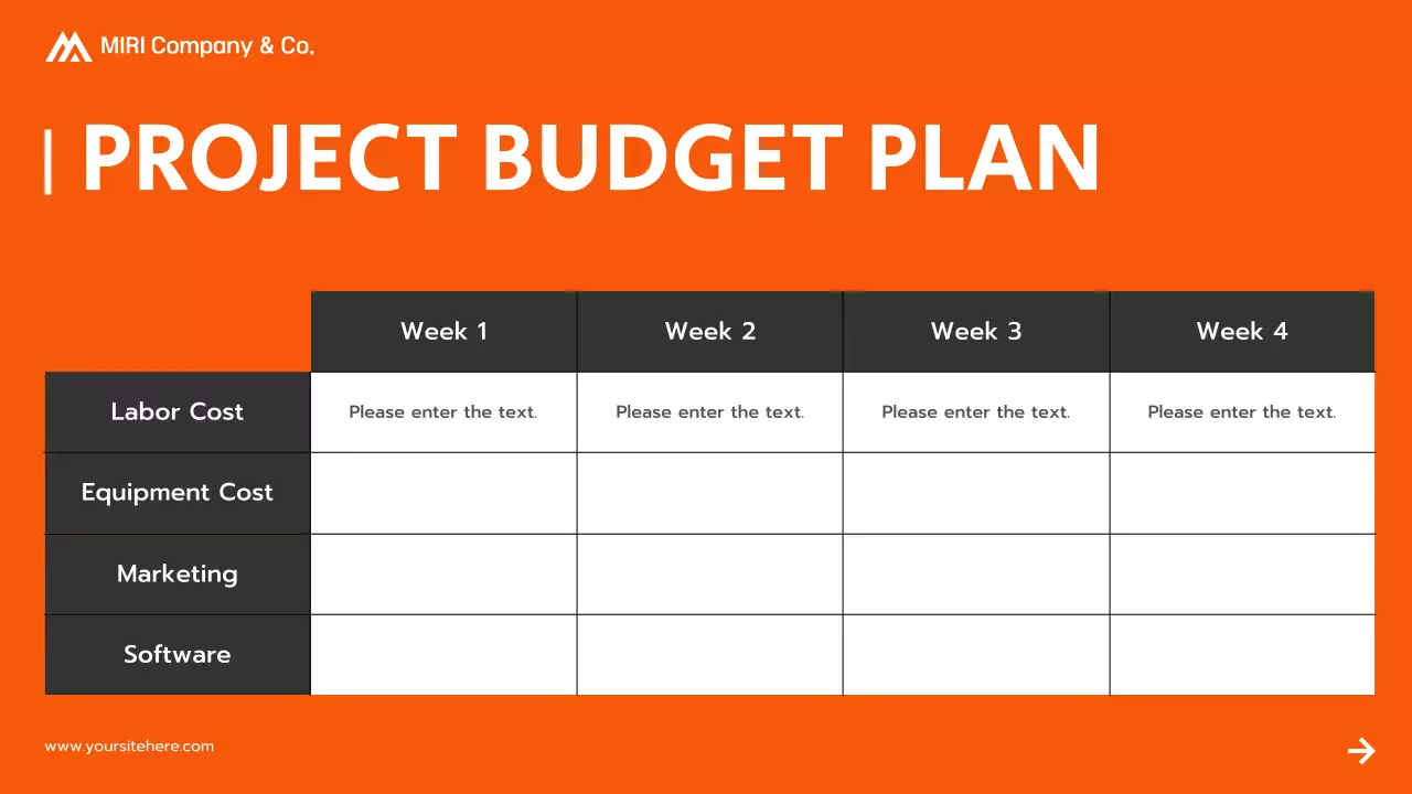 Orange Professional Project Proposal Presentation