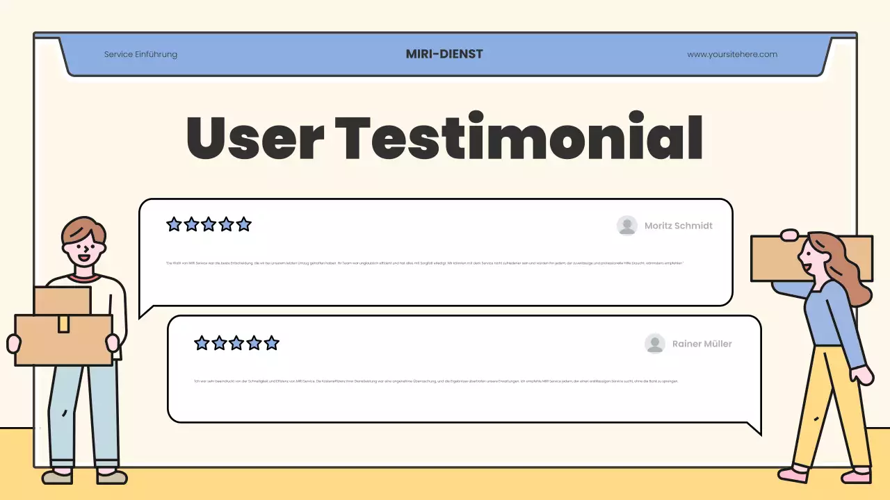 beige moderne Umzugsanzeige