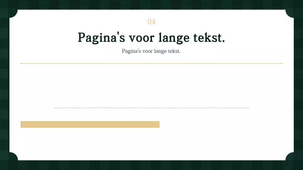Khaki eenvoudige presentatie uitgelegd