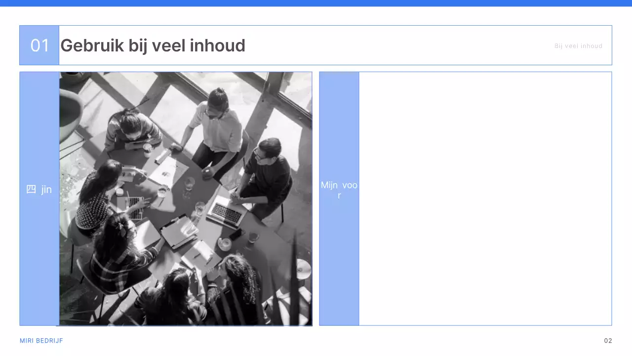 Blue Simple Zakelijke documentatie