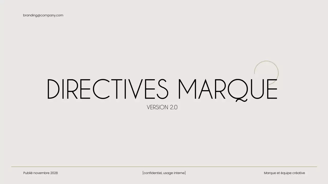 guide de la marque beige modern