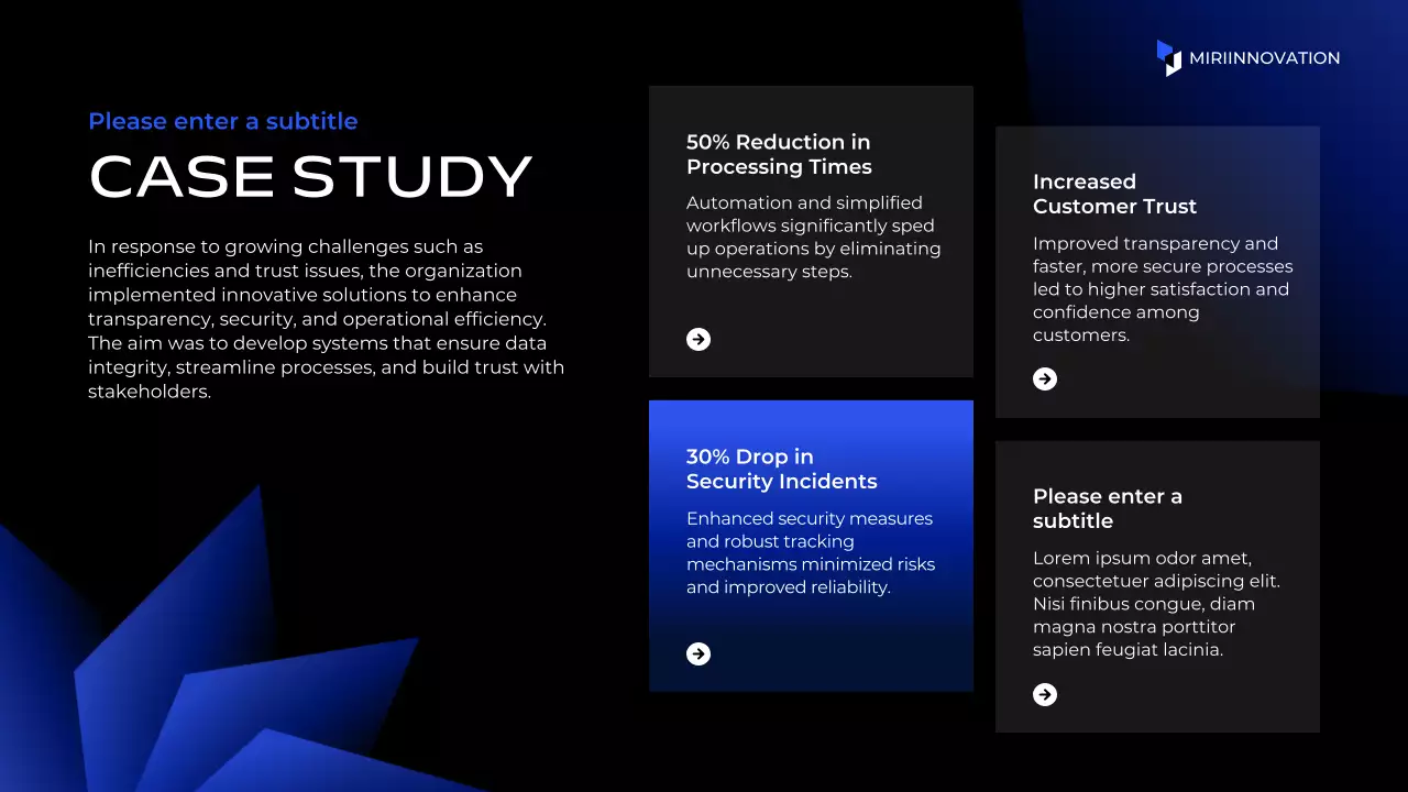 블랙 모던 비즈니스 프레젠테이션