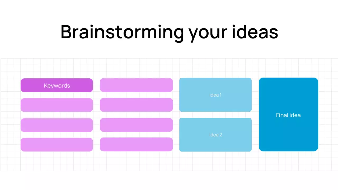 White Modern Brainstorming Guide Presentation