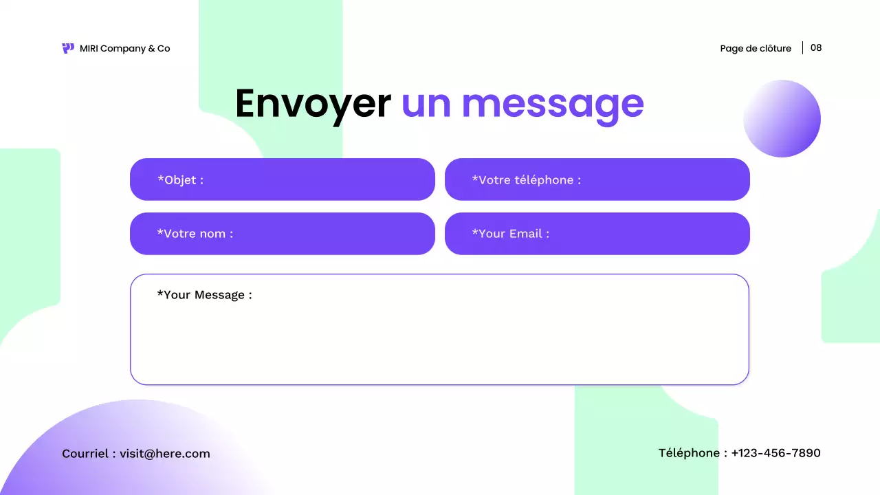 green modern multimedia promotion