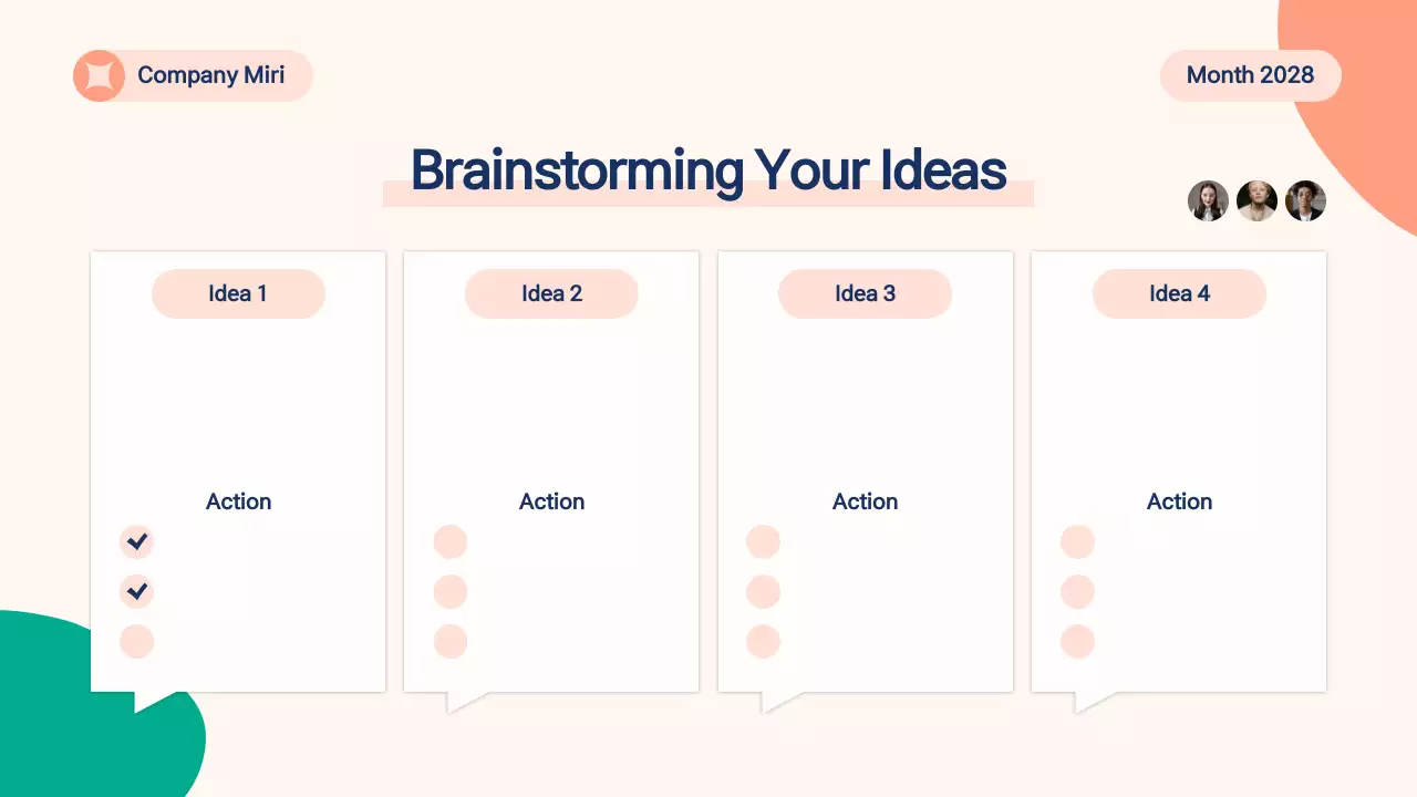 Beige Modern Brainstorming Guide Presentation