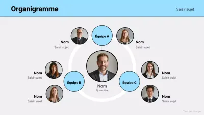 organigramme de base bleu