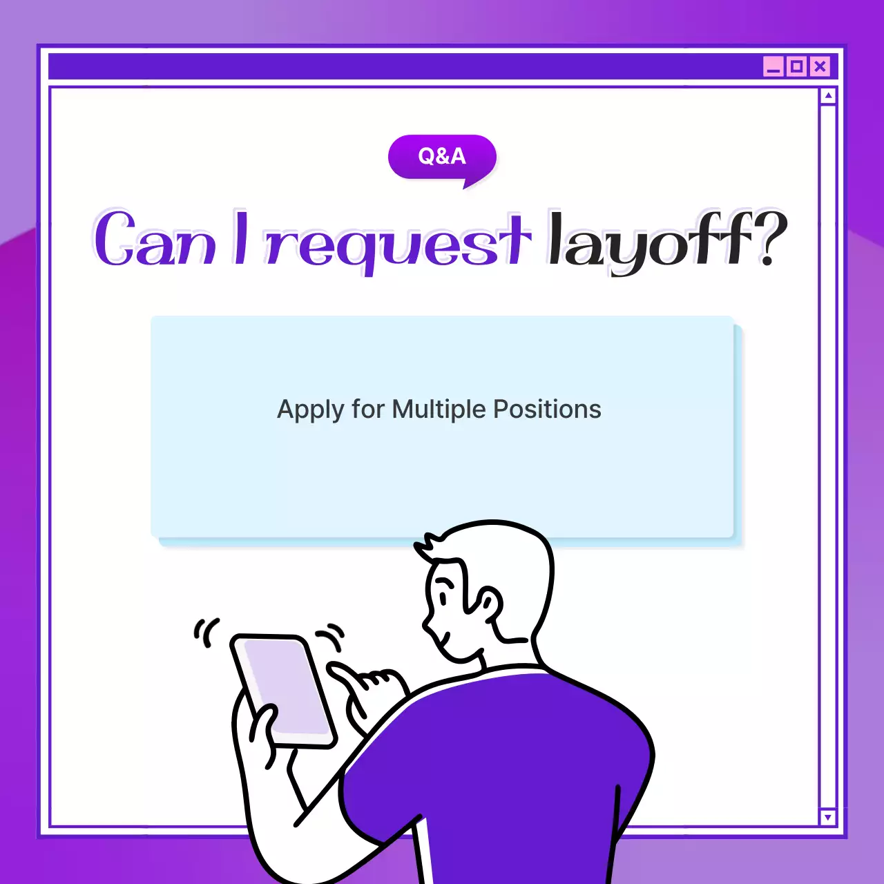 Purple Modern Hr Guide Instagram Carousel
