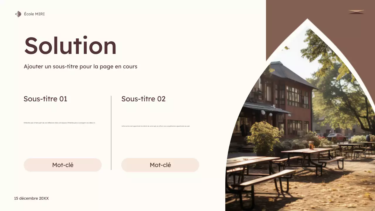 classe d'éducation moderne beige