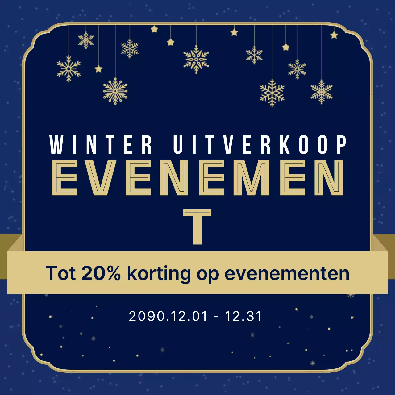 Marineblauwe uitverkoop