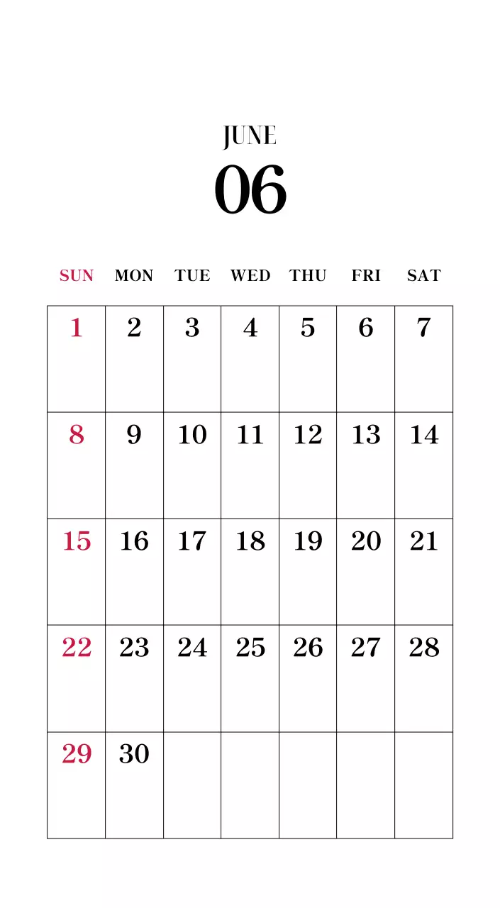 黒と白のシンプルな花写真2025年版カレンダー