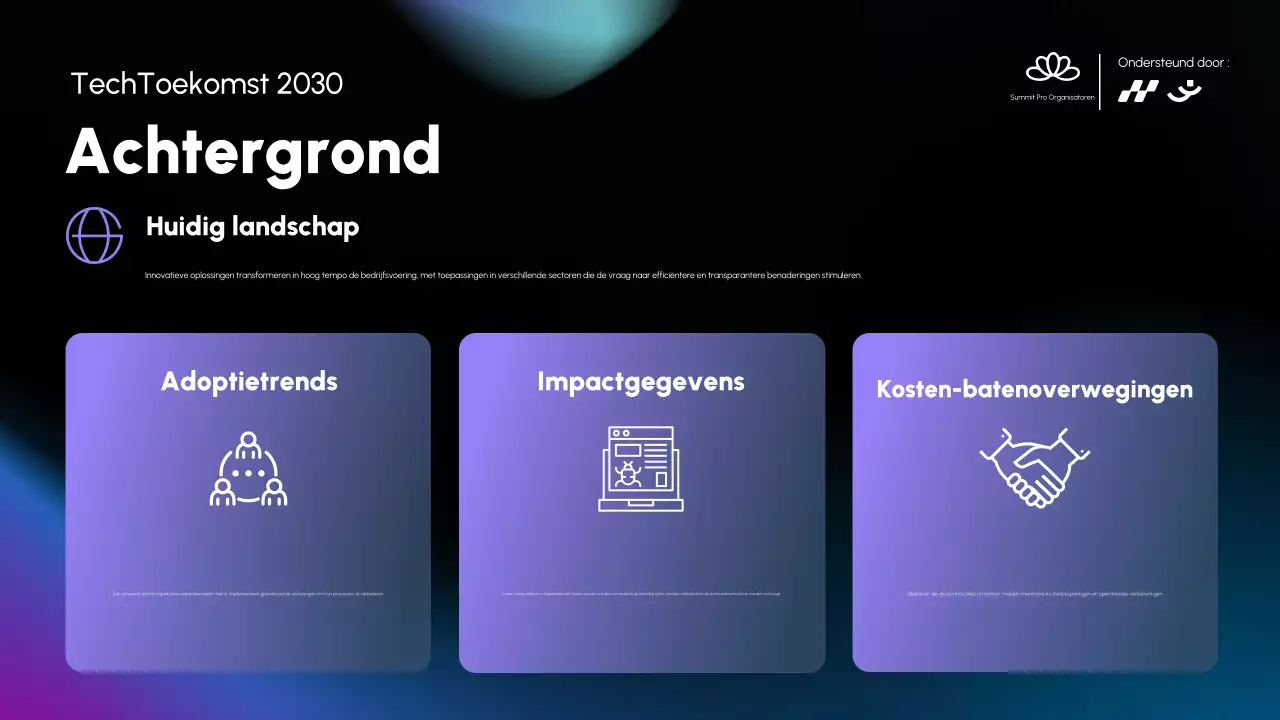 Blue Modern Conferentie Aankondiging