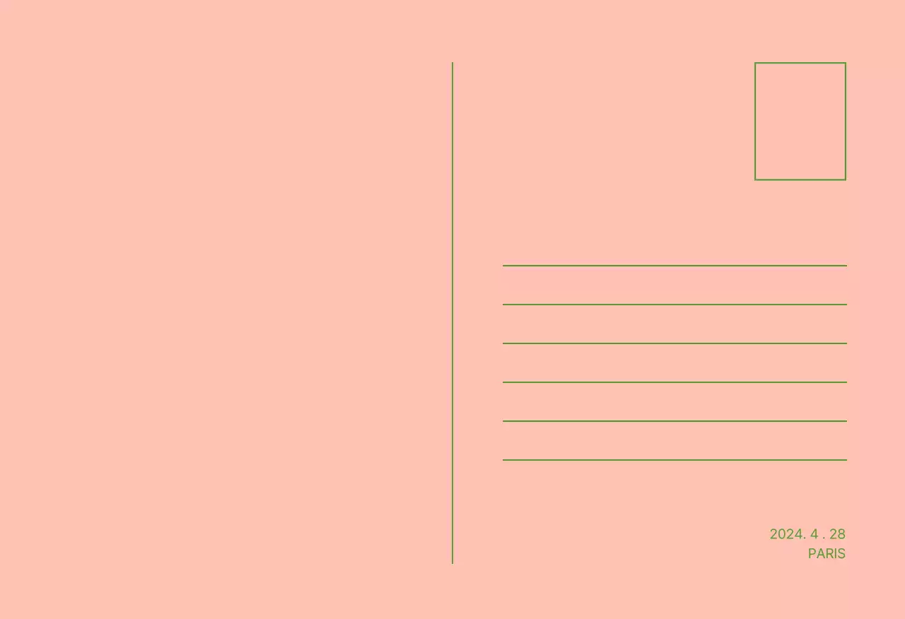 Set de cartes postales de la nature verte de l'île de Jeju