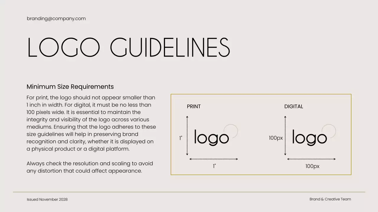 Beige Minimal Brand Guide Presentation