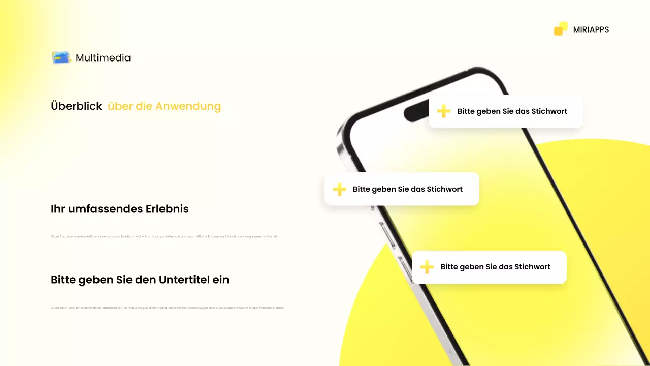 yellow modern mobile promotion